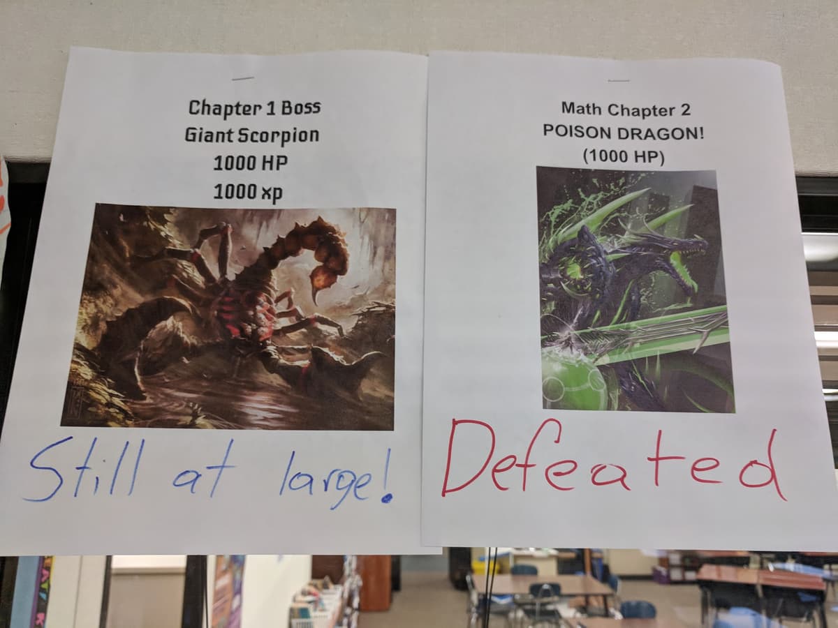 Plakaty poszukiwawcze dla bossów rozdziałów matematyki w klasie