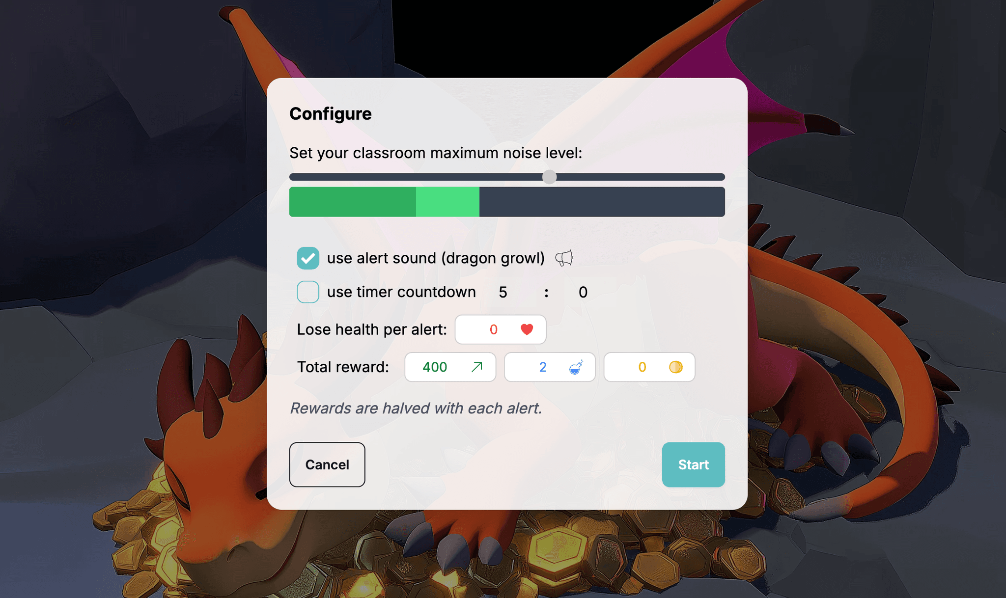 Konfiguracja Wyzwania Ciszy