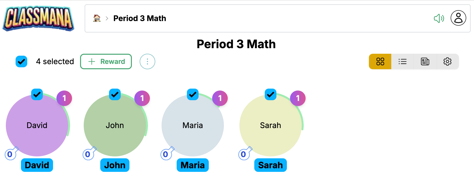Wielu uczniów wybranych